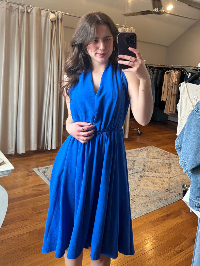 Monroe Tie Waist Midi Dress