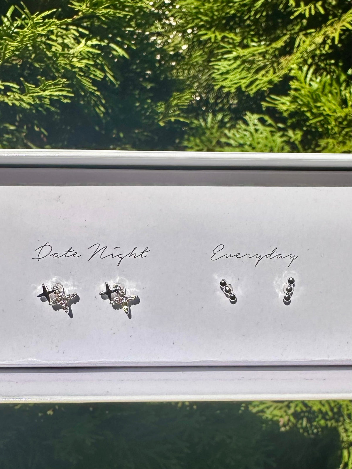 Silver Box Set 5 Earrings