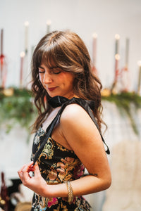 Blair’s Birthday Jacquard Fit & Flare Dress