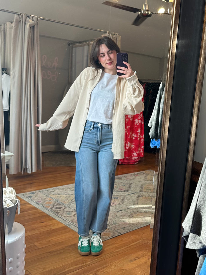 Soft Corduroy Throw & Go