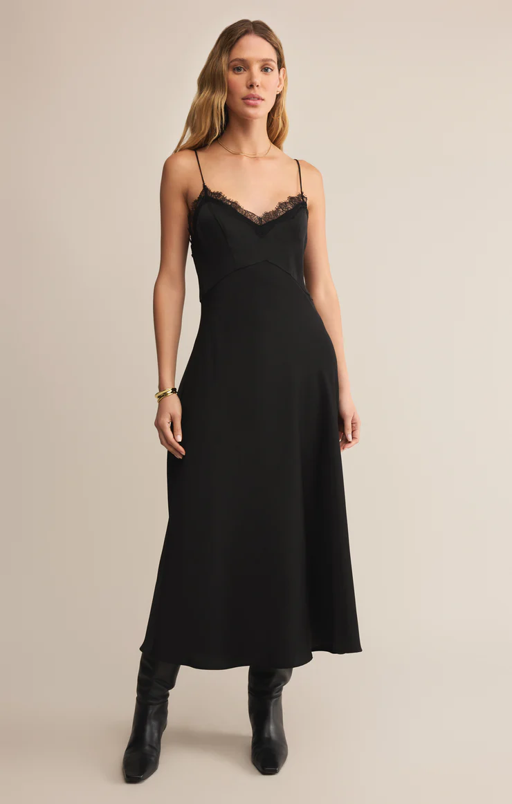 After Hours Midi Dress Black
