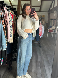 Just Black Barrel Jeans