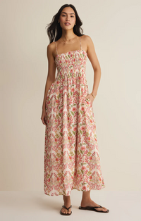 Cornelia Ami Floral Midi Dress Multi