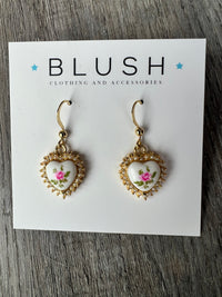 Heart Coquette Earrings