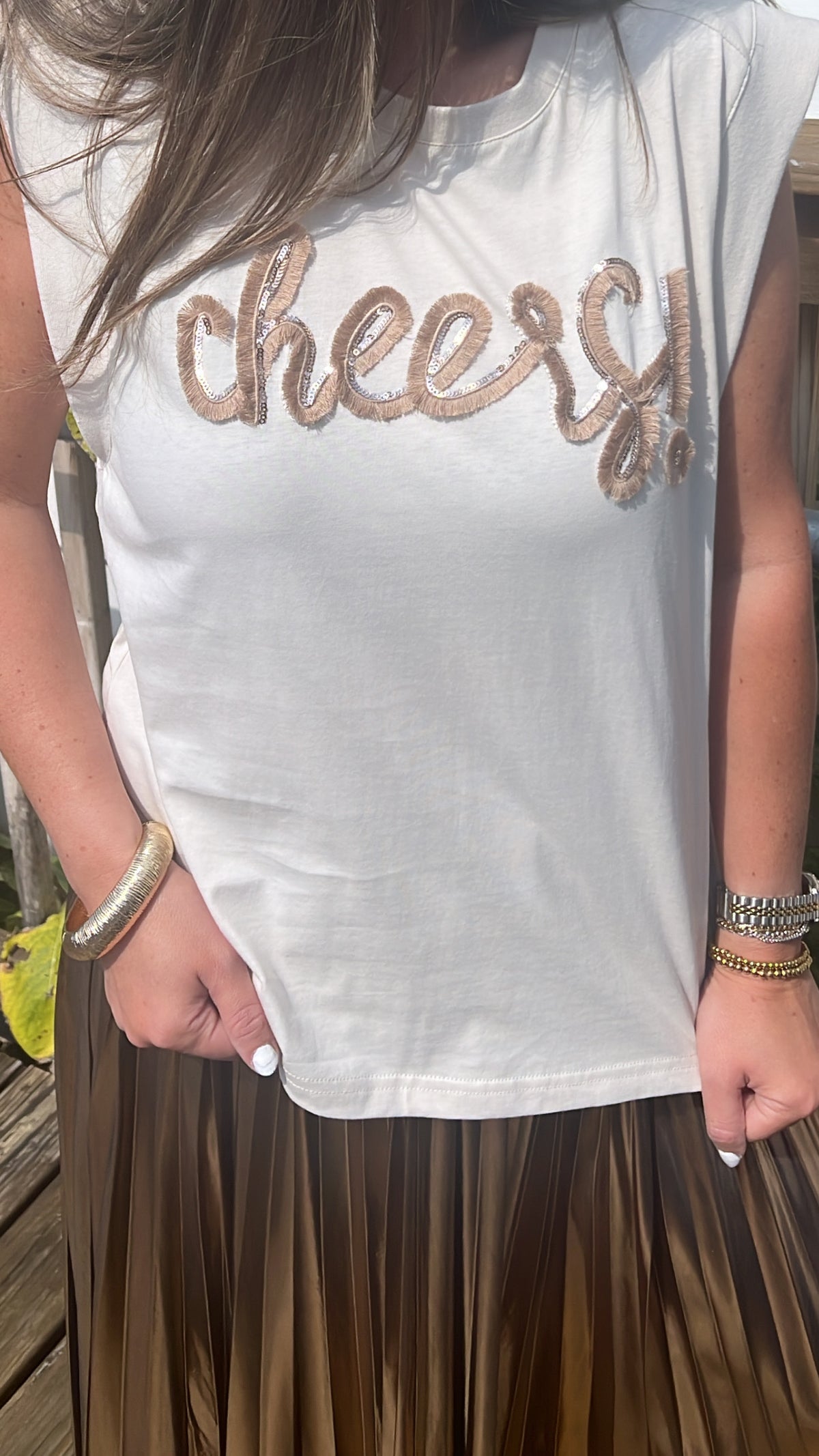 Cheers Champagne Graphic Tee