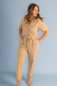 Khaki Jumpsuit