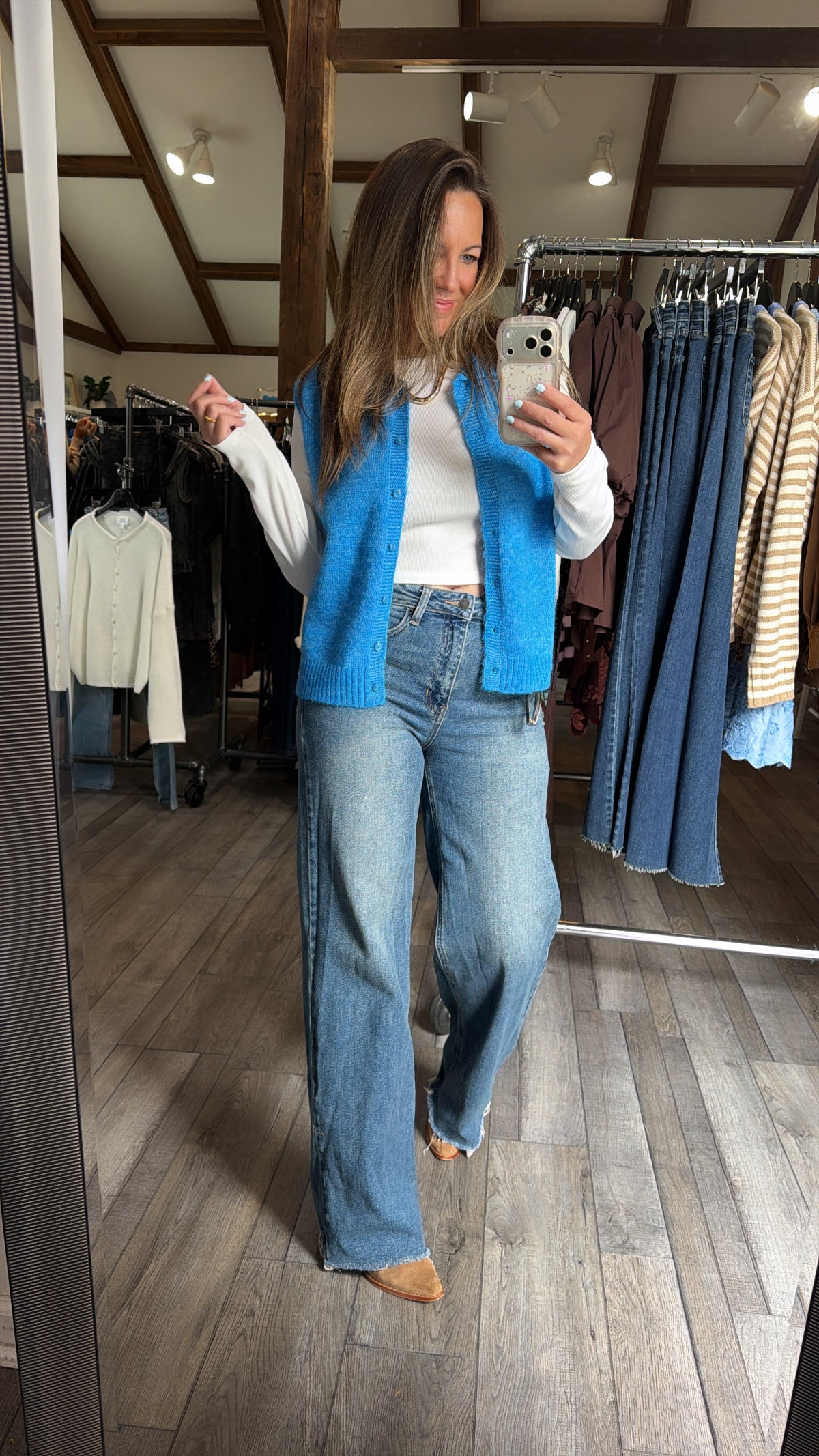Poolside Prep Button Cardigan