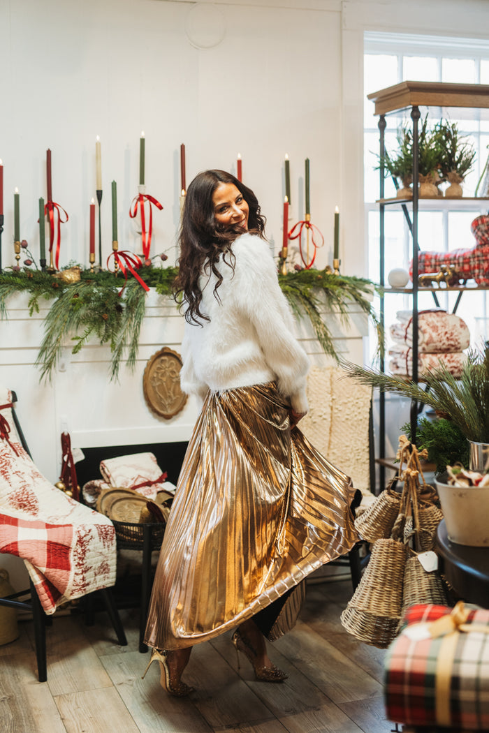 24k Magic Maxi Skirt