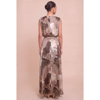 FALL LEAVES MAXI DRESS