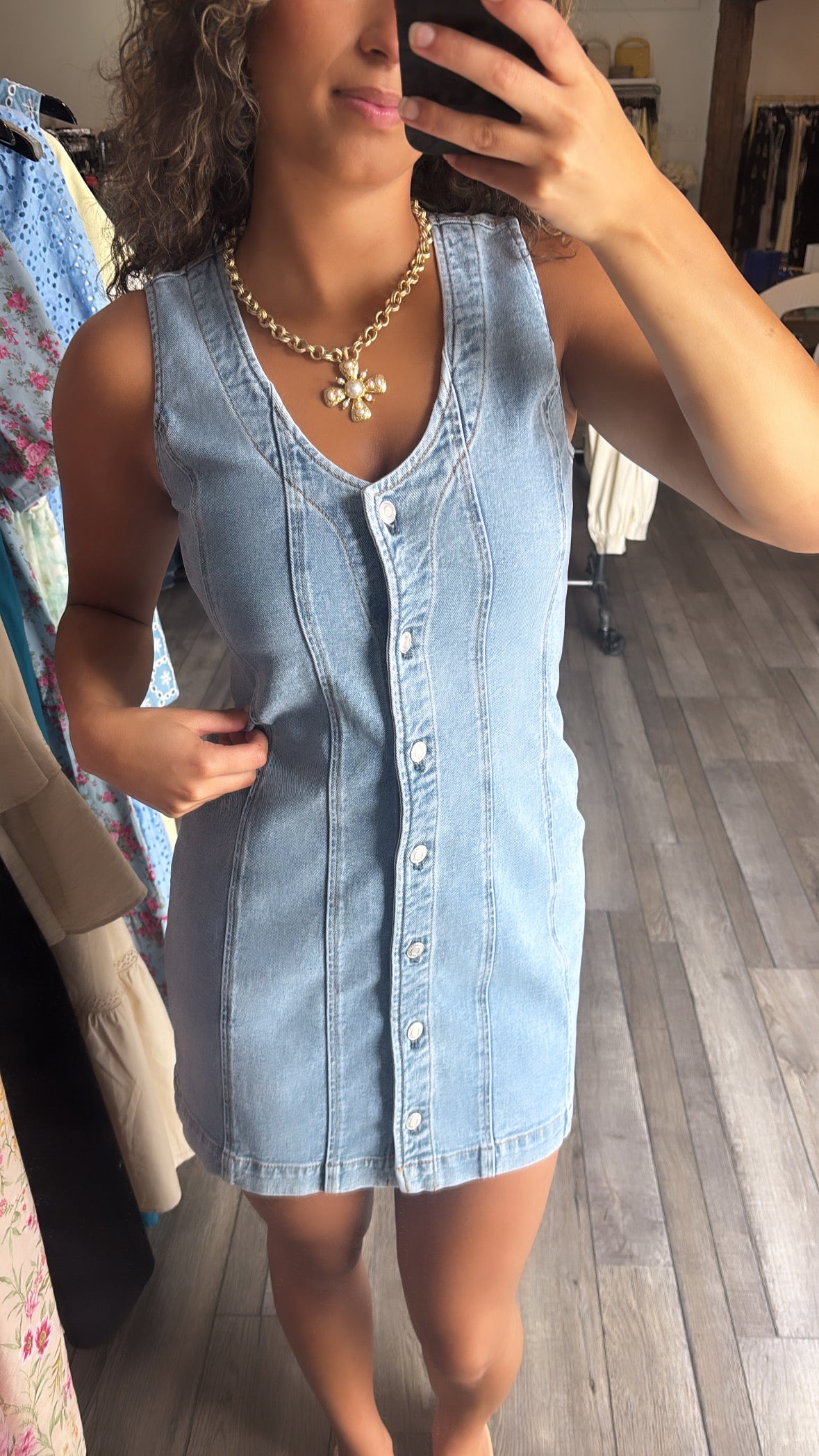 Jolie Denim Dress