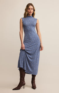Seraphina Aspen Midi Dress Blue