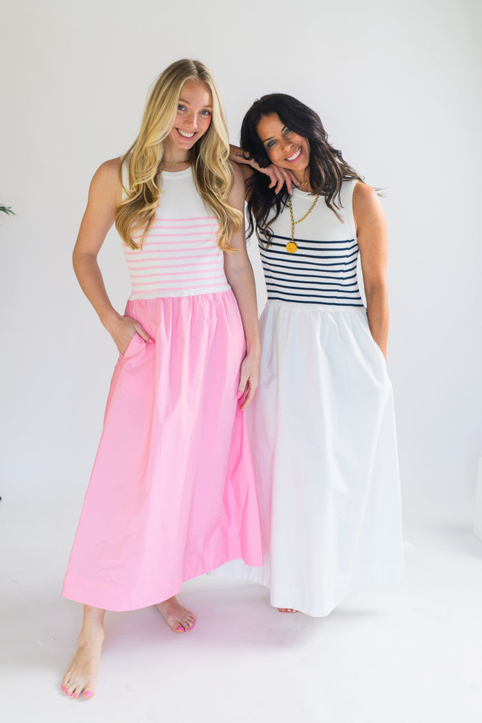 The Poplin Stripe Edit Tank Dress
