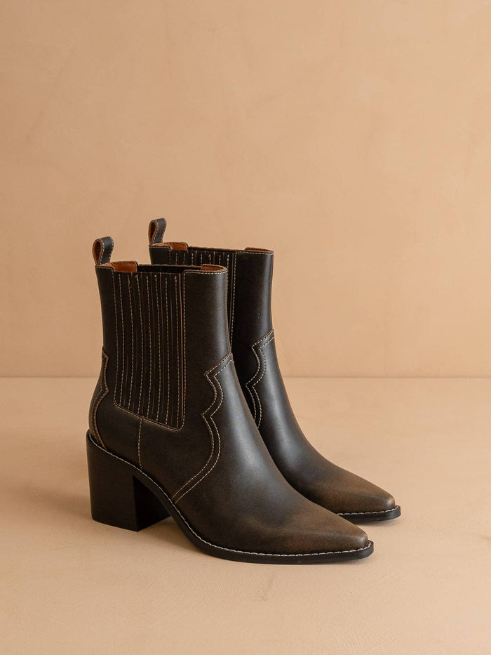 The Addison |  Coffee Western Boot