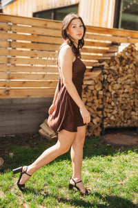 The Chestnut Aurelia Dress