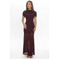 Madison Sheer Overlay Dress