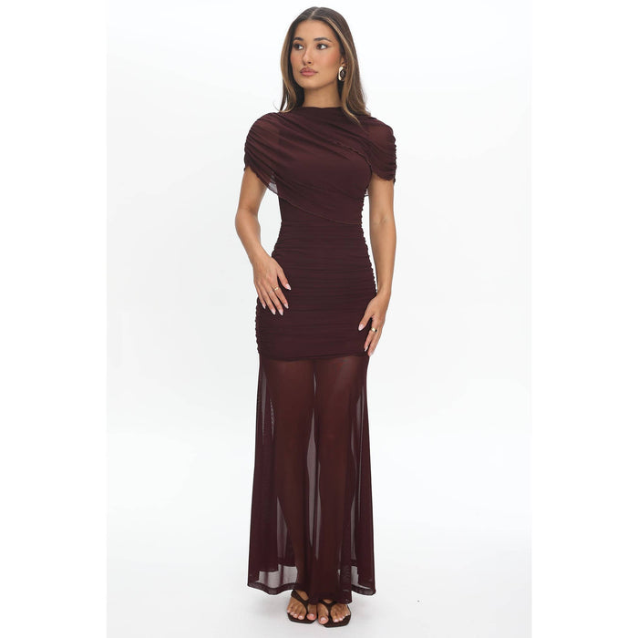 Madison Sheer Overlay Dress