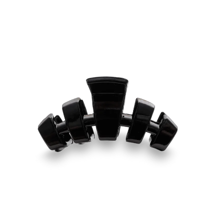 Jet Black Tiny Classic Hair Clip