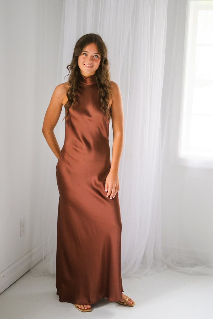 Lara Dress Cinnamon