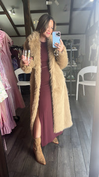 Dutton Faux Fur Coat