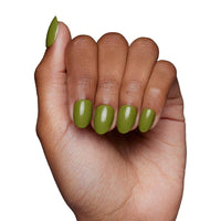 Moss Green Press-On Nails | Fall Solids | Short Oval