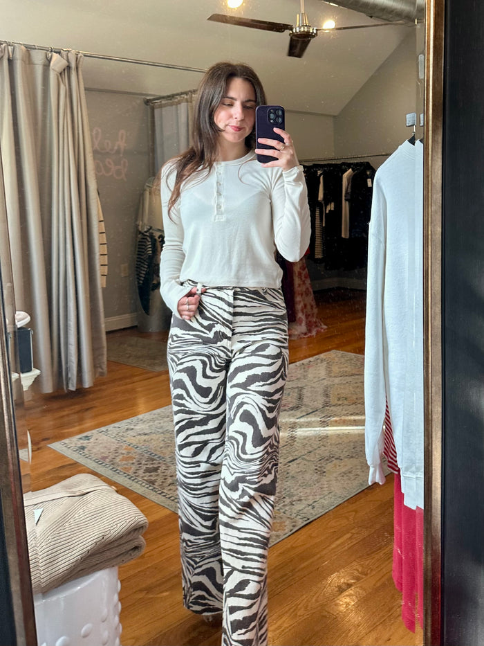 Brown Zebra Pants