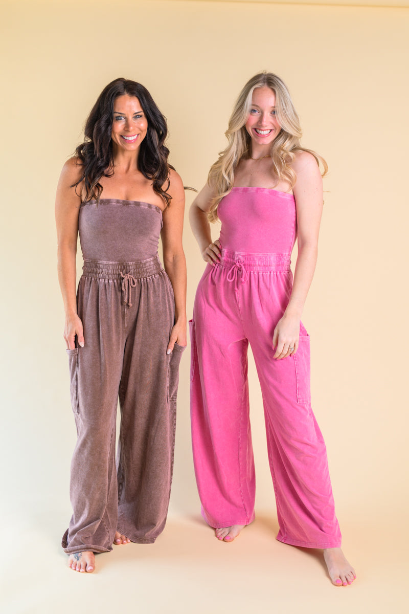 Tubular Jumpsuit Pink