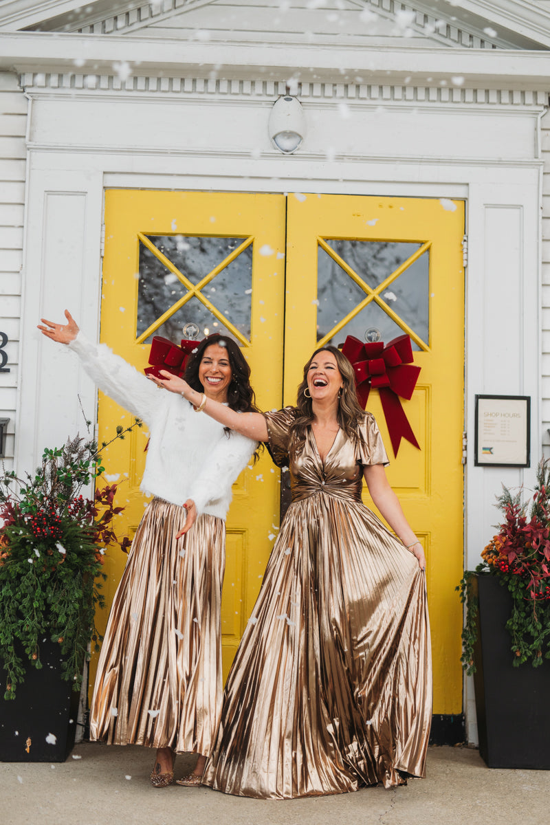 24 Karat Twist Front Dress