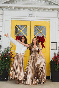 24 Karat Twist Front Dress