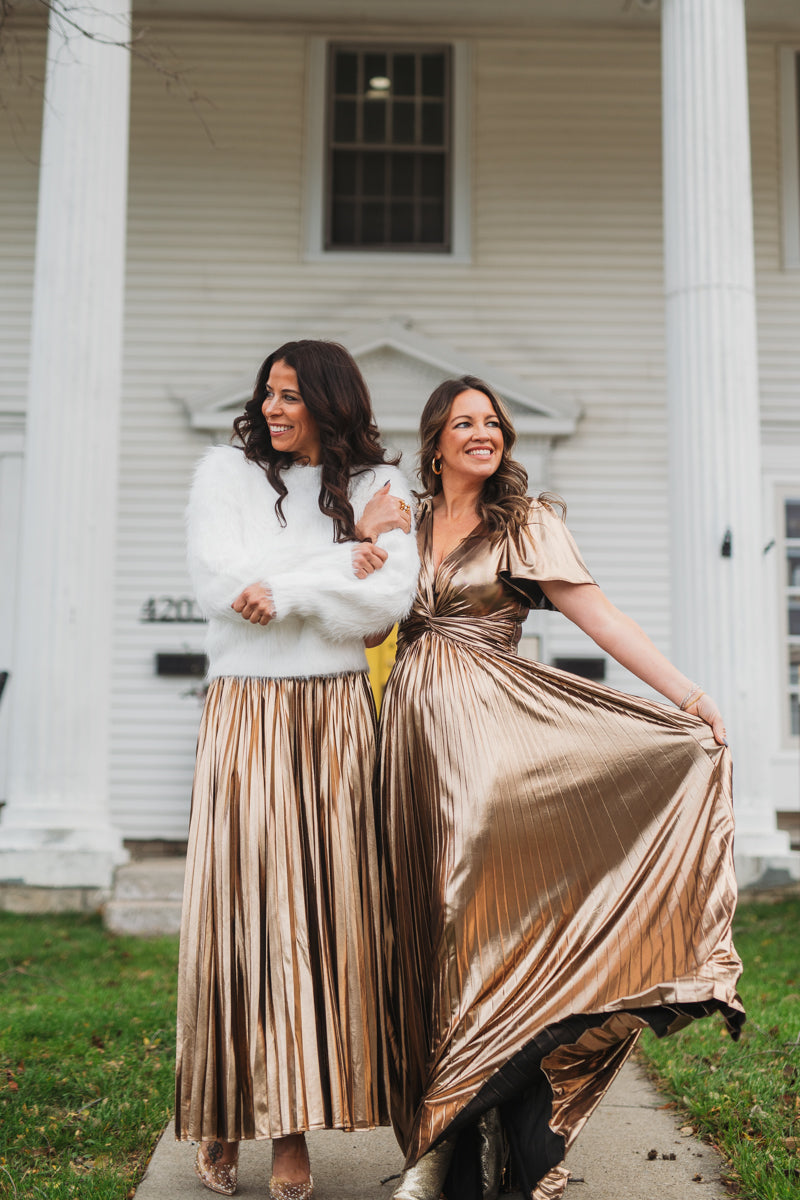 24 Karat Twist Front Dress