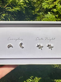 Silver Box Set 5 Earrings