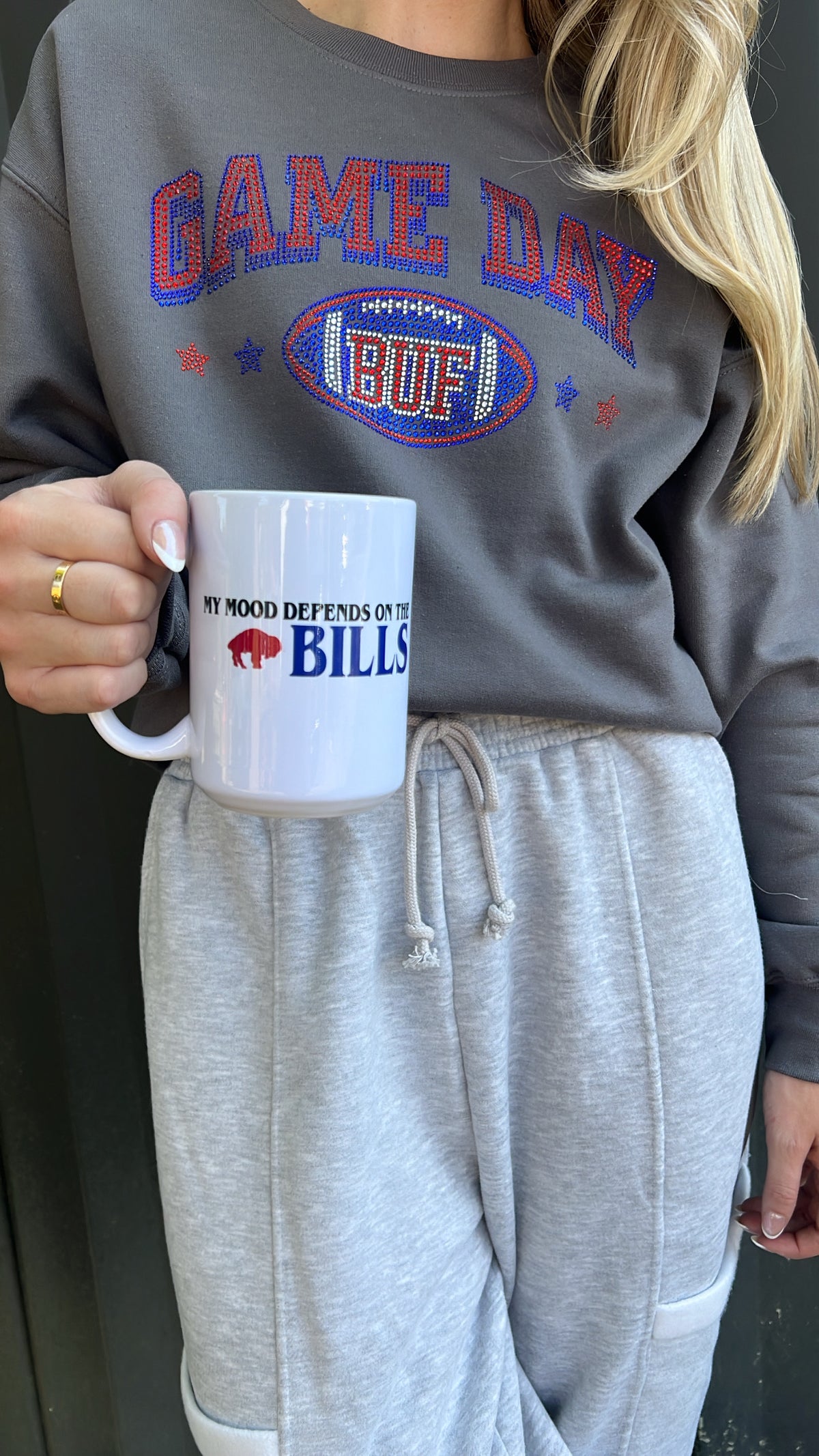 My Mood Depends On the Bills 15oz Mug