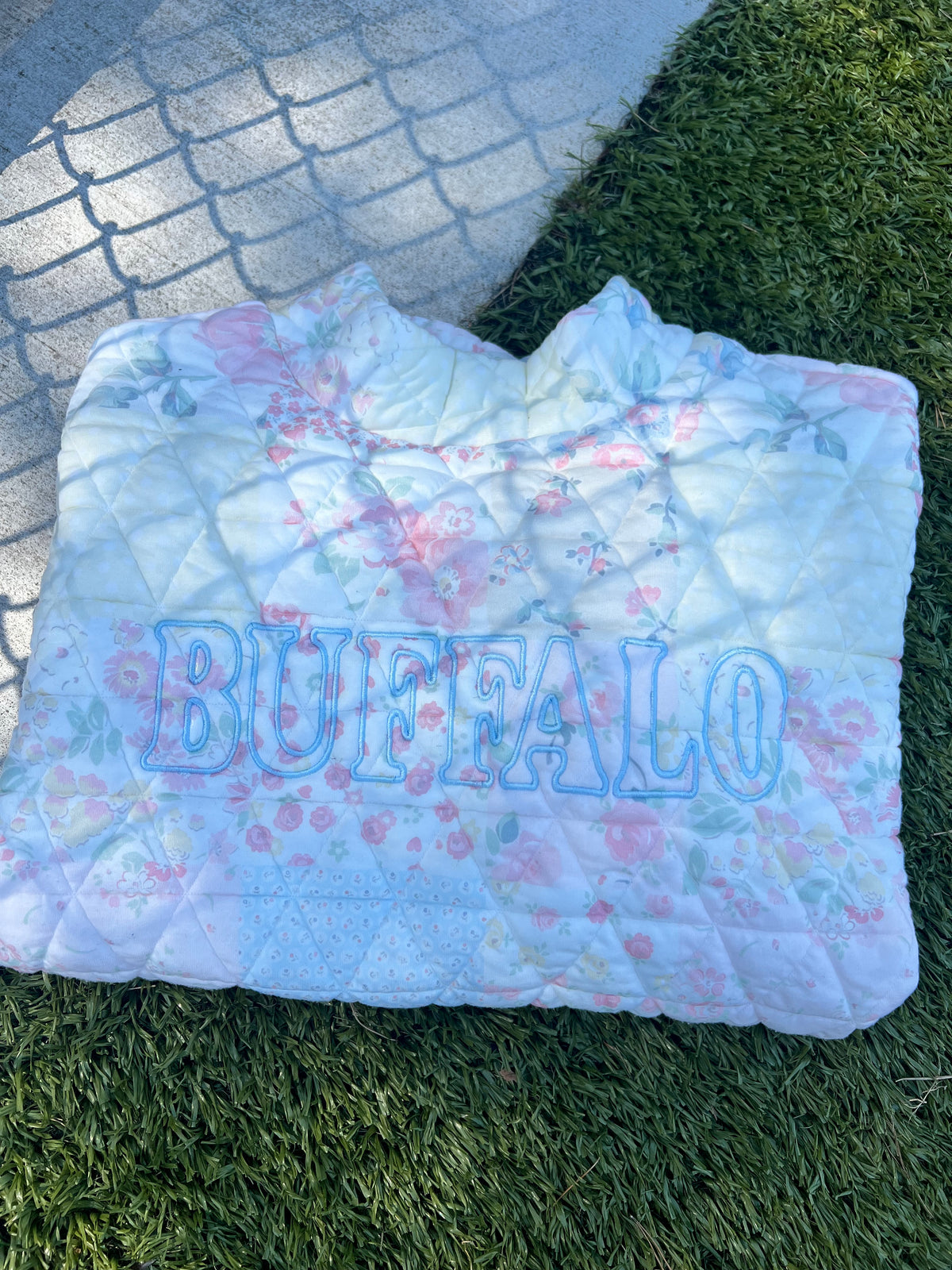 Buffalo Custom Coquette Embroidery Crew Neck