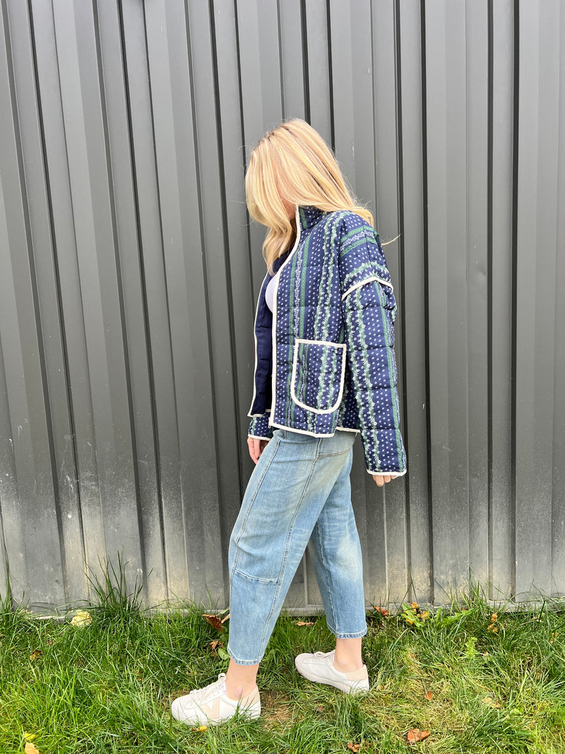 Denim Barrel Pant