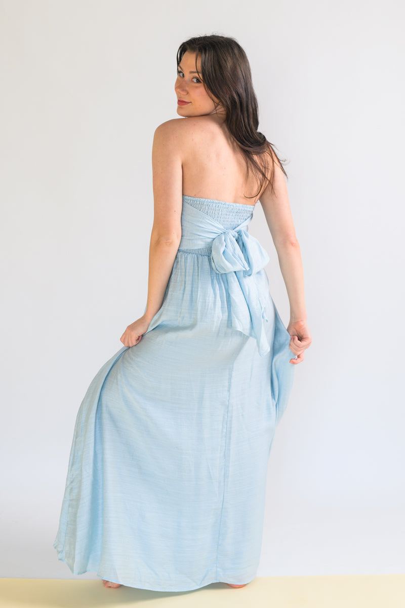 Soft Breeze Strapless Dress