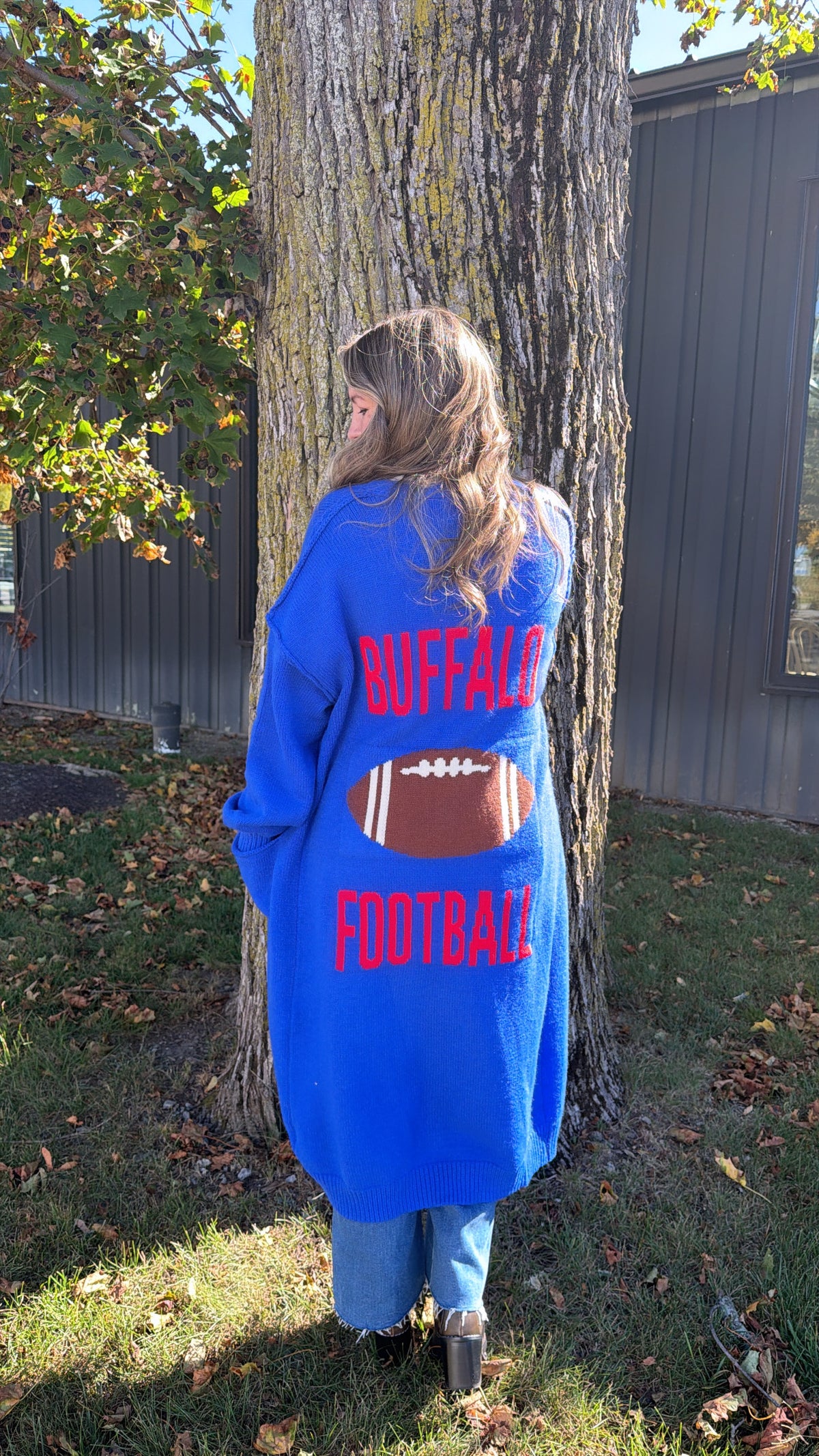 Buffalo Football Cardigan