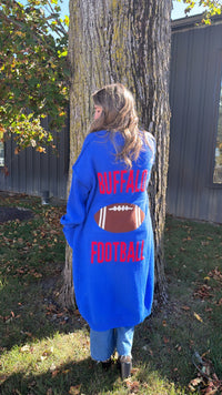 Buffalo Football Cardigan