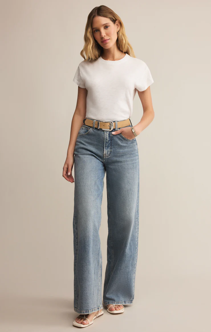 Modern Slub Tee White