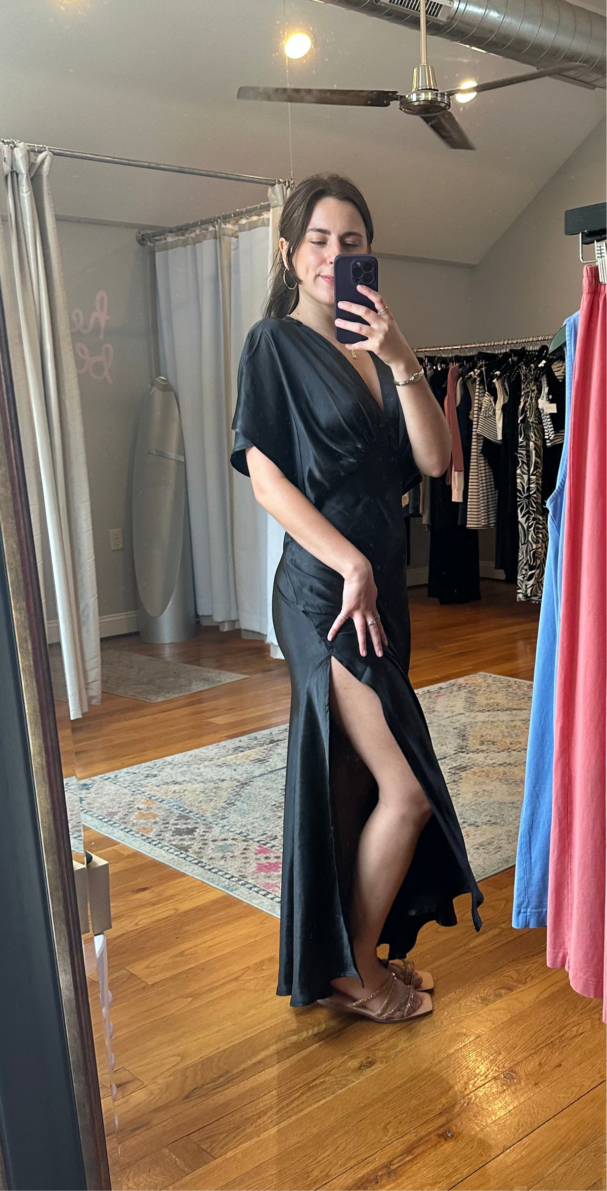 black goddess dress Mythical Gown in 4X Size inclusive The night of prosperity Greek