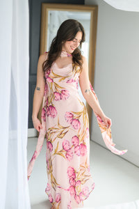 Jaila Dress Rosette Pink