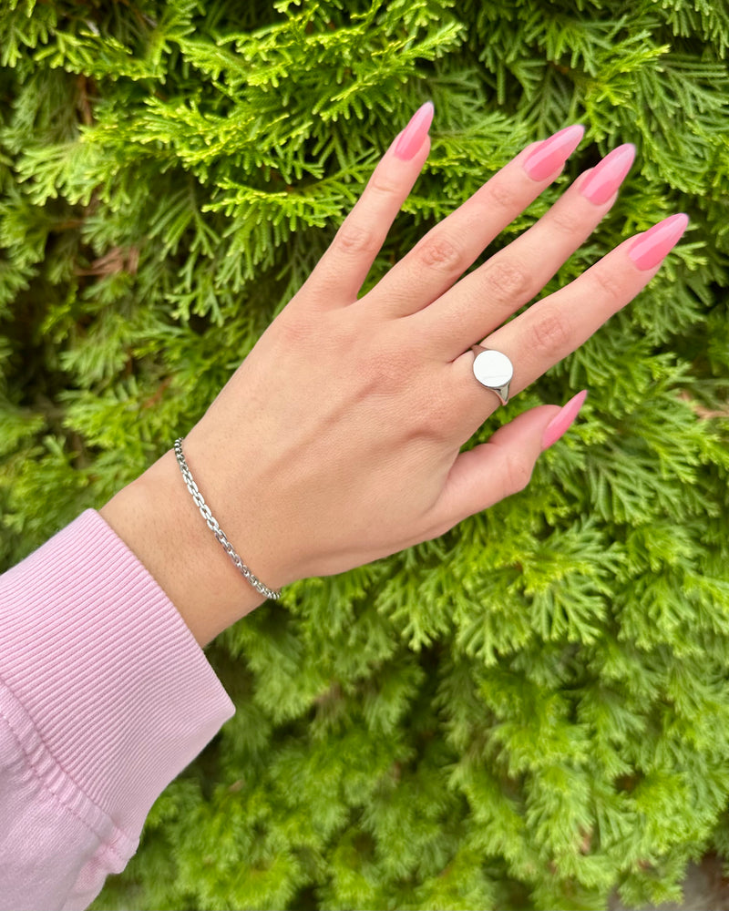 Cha Cha Chain Cuff Rhodium