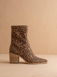 The Vienna | Leopard Sleek Ankle Bootie