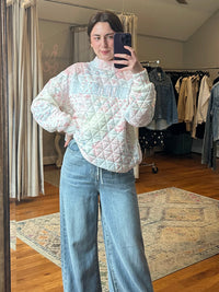 Buffalo Custom Coquette Embroidery Crew Neck