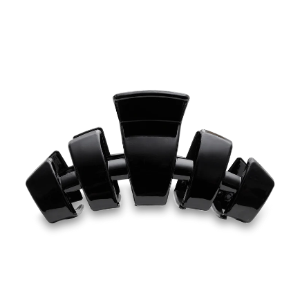 Jet Black Large Classic Hair Clip