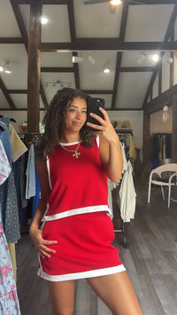 Red Scuba Skort