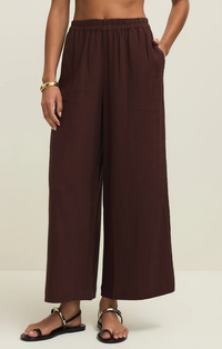 Scout Linen Pant Chocolate Cherry