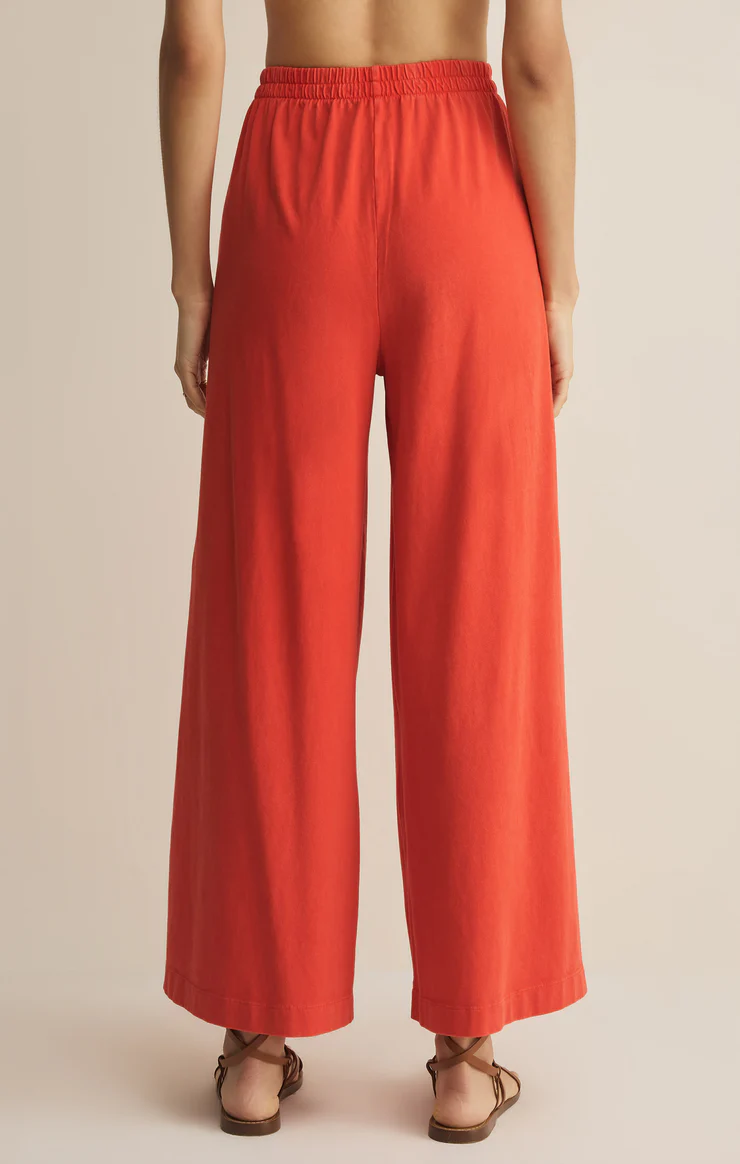 Scout Jersey Crop Flare Pant Lychee