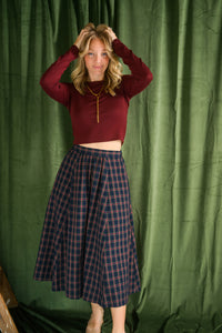Plaid to Meet You Skirt