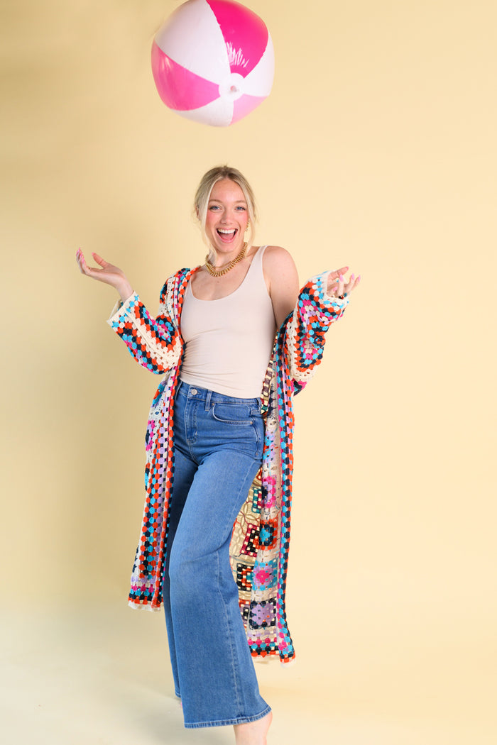 Scoop Stretch Tank Ecru