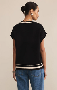 Fletcher Sweater Vest Black