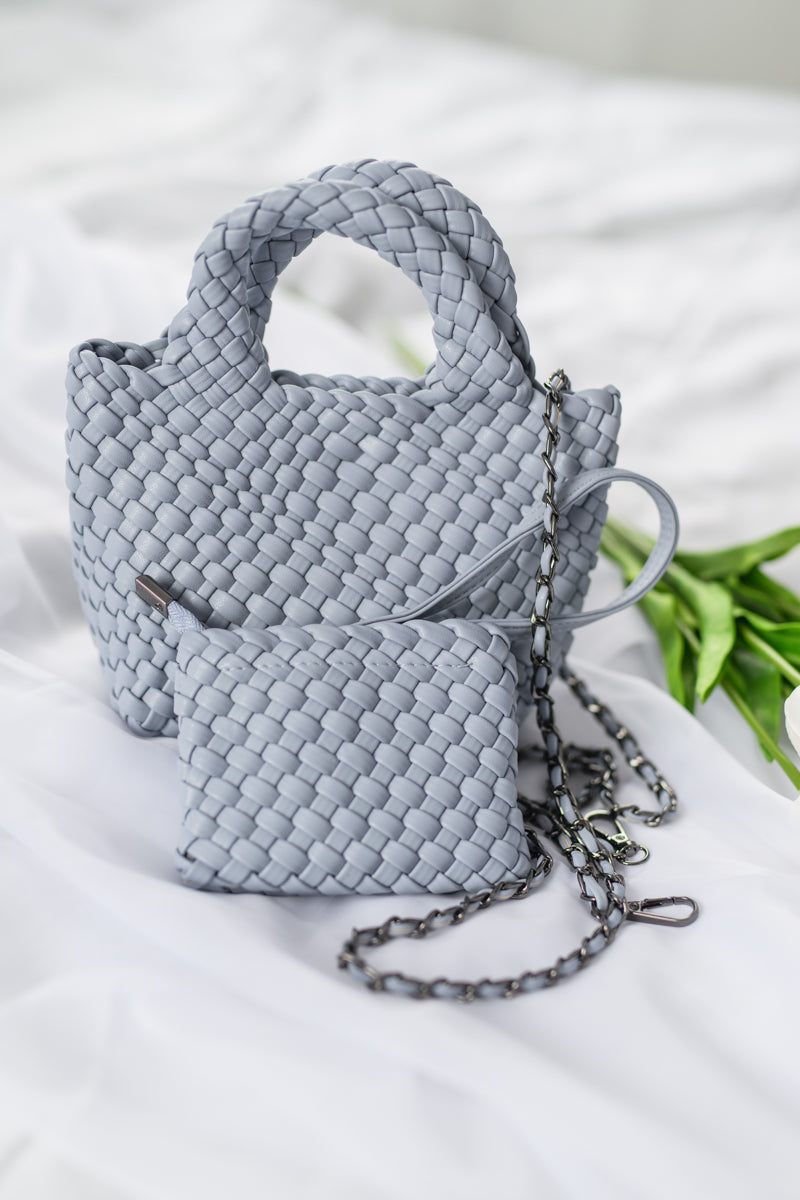 Mini Arya Braided Woven Handbag